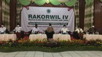 Ketua DPD LDII Gresik Hadiri Rakorwil IV MUI Jatim